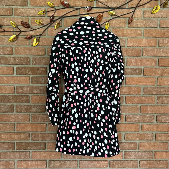 Polka-dot detailed trench style by Donna Rae size 4 - Picture 7 of 9